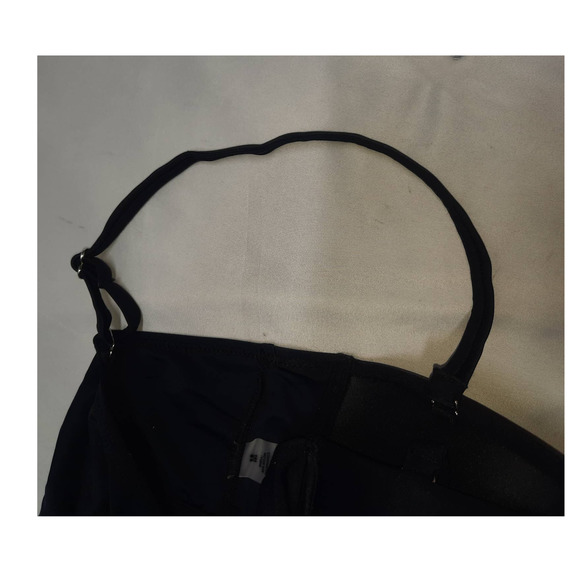 2PCS Swimsuit Black Push Up Padded Top and High-Rise Panty Bikini Set Med. - Picture 7 of 11